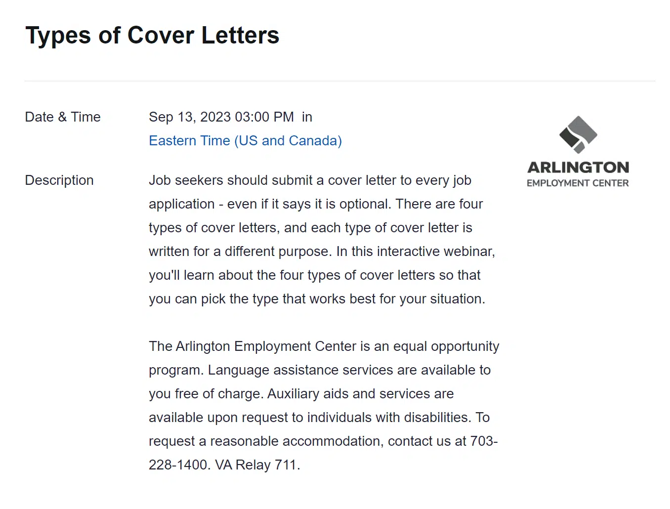 what are 3 types of cover letters